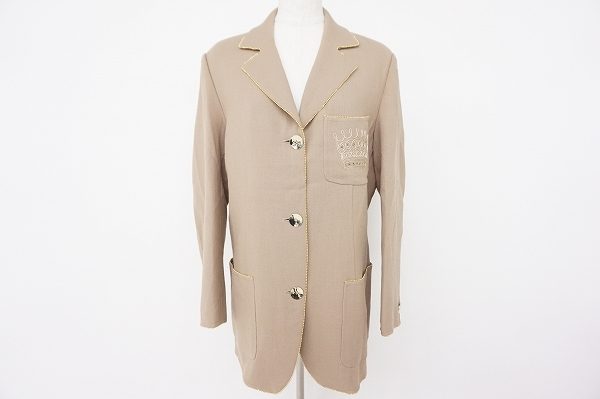 ゴールド×ベージュで上品格上げ！伊太利屋のジャケットを買取いたしました