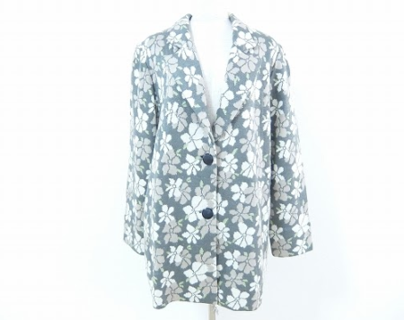 爽やかなレトロな花柄ジャケット ！斉藤都世子