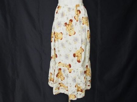 ほのぼのくまちゃんにうっとり。ピンクハウスのスカートを買取いたしました