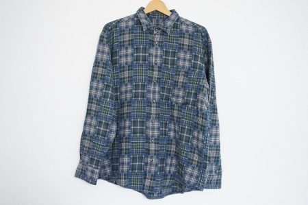 素朴なチェック柄が素敵なパパスのネルシャツを買い取りました
