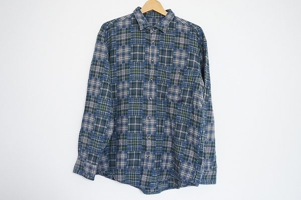 素朴なチェック柄が素敵なパパスのネルシャツを買い取りました