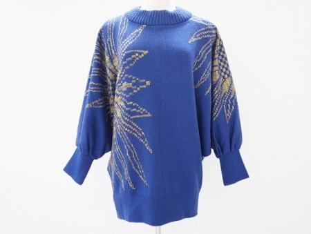 斉藤都世子のドルマンスリーブニットを買取させて頂きました。