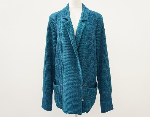 素材感が素敵！斉藤都世子のロングカーディガンを買取させて頂きました。