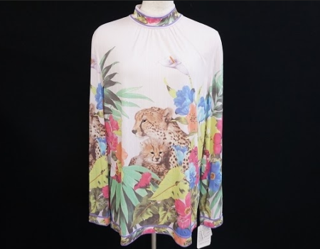 タグ付きピンクカットソー！伊太利屋