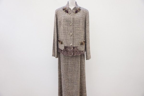 アクセサリーなしでもこの存在感！ノンノンドールの上品なセットアップをお譲りいただきました