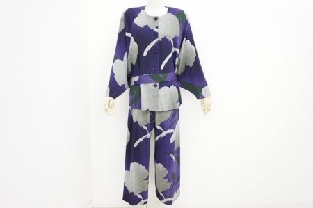 きれいな大ぶりの柄！詩仙堂のツーピースセットアップをお譲りいただきました