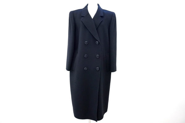 高級感ある美シルエットのレリアンのカシミア混コートを買取いたしました