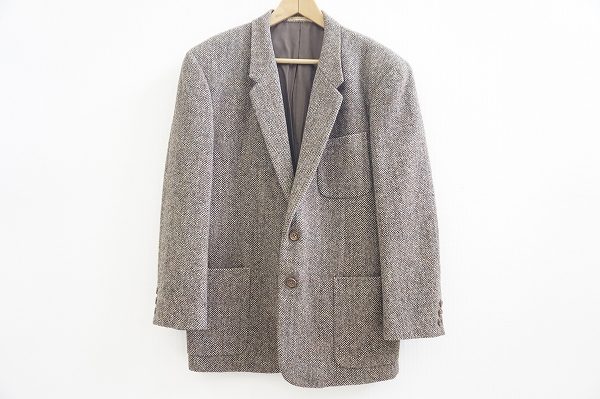人気のハリスツイード!パパスのジャケットをお譲りいただきました