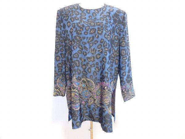 ヒョウ柄×ペイズリー柄！伊太利屋のチュニックを買い取りました
