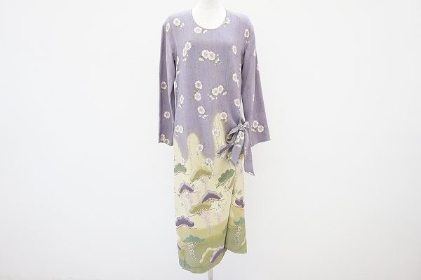 着物のような質感が新鮮！ワンダフルワールドのちりめんワンピースを査定させていただきました
