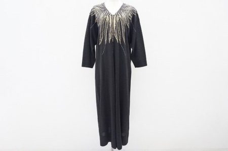 流れるゴールドラインがゴージャス！斉藤都世子のワンピースを買取いたしました