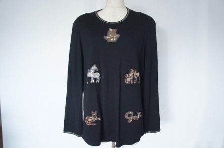 スパンコールつきの伊太利屋のカットソーを買い取りました