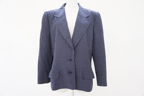 クラシックなチェック柄！ジュンアシダのジャケットを買い取り査定させていただきました