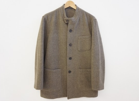 美品のノーカラージャケット！パパス Papas