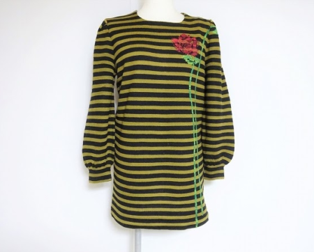 大人カジュアルなボーダーセーター！斉藤都世子