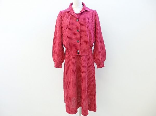 大人レディな斉藤都世子のワンピーススーツを買取いたしました