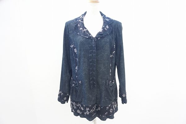 花柄がアクセントになったノンノンドールのレースジャケットを買い取りました