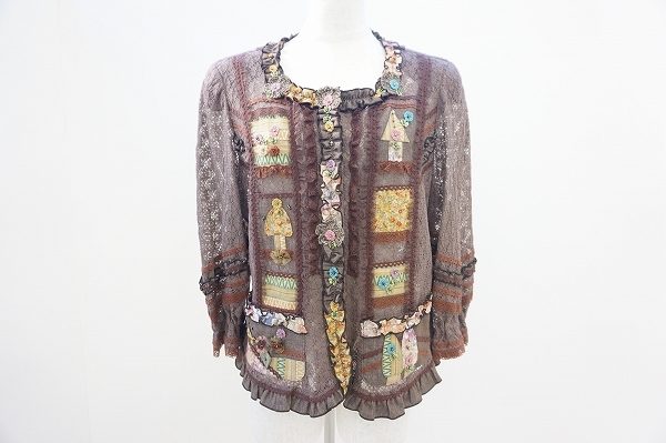 ハンドメイド感が可愛いノンノンドールのニットカーディガンを買い取りました