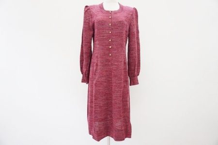 杢レッドとカジュアルな雰囲気が素敵な斉藤都世子のワンピースをお譲りいただきました