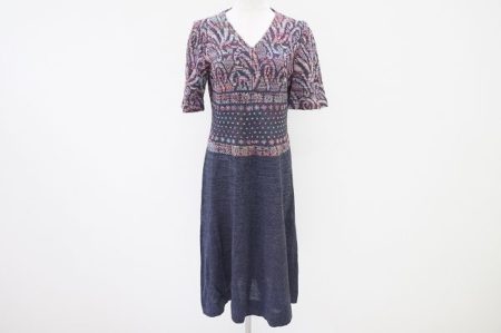 斉藤都世子の切り替えデザインワンピースを買い取りました