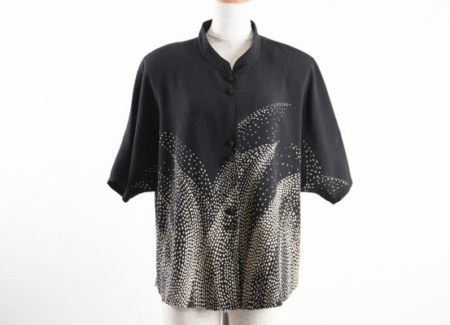 ブラックのハンサムライクブラウス！詩仙堂