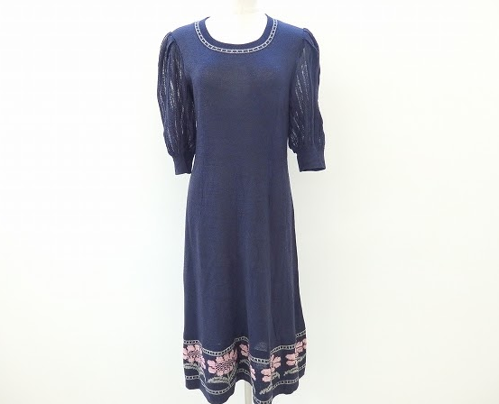 透け感が涼やかな半袖ワンピ！斉藤都世子