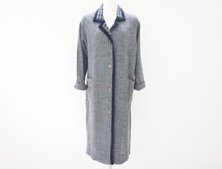 Ⅰラインが素敵な美品ロングカーデ！斉藤都世子