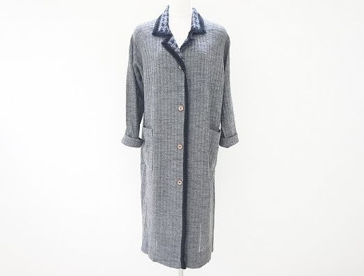 Ⅰラインが素敵な美品ロングカーデ！斉藤都世子