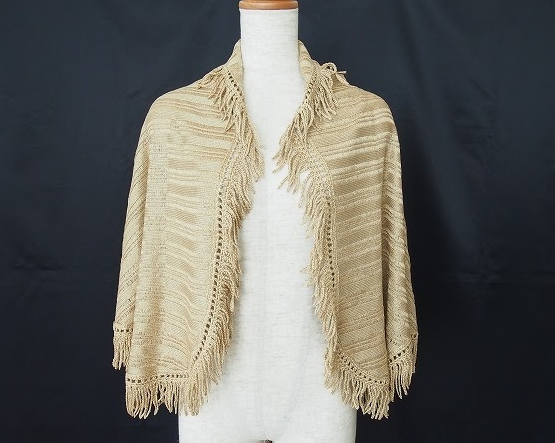 フリンジがエレガントな雰囲気のボレロ!斉藤都世子