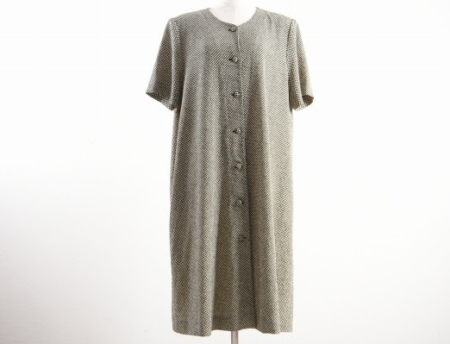 モノトーン総柄の半袖ワンピ！詩仙堂