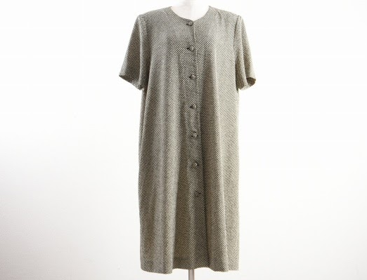 モノトーン総柄の半袖ワンピ！詩仙堂