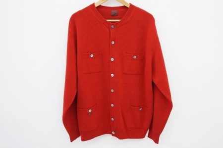 人気のリブ素材でできたパパスのカーディガンを買い取りました