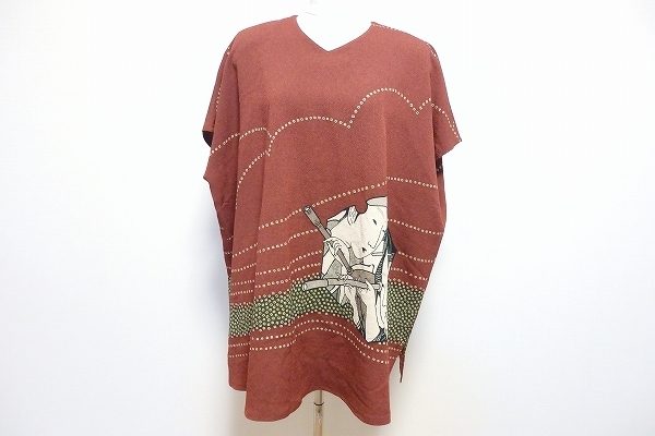 パンツとの相性抜群!ヒトシタムラの和柄チュニックを買い取りました