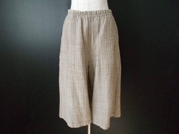 オリジナルの手織り!うさとのワイドパンツをお売りいただきました