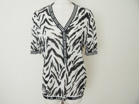 人気のゼブラ柄の伊太利屋のVネックカーディガンを買い取りました