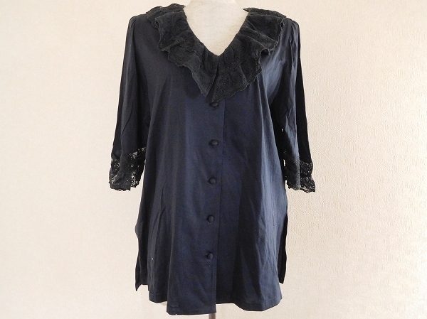 人気のレーシィディティール！バラ色の暮しのチュニックをお売りいただきました