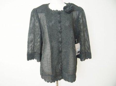 斉藤都世子の透かし編みニットカーディガンをお売りいただきました