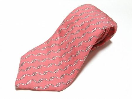 エルメスらしいチェーン柄があしらわれたネクタイを買い取り査定させていただきました