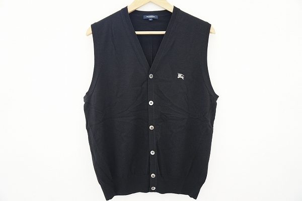 ぐっと清潔感&きちんと感のあるスタイルに!バーバリーのベストを買い取りました