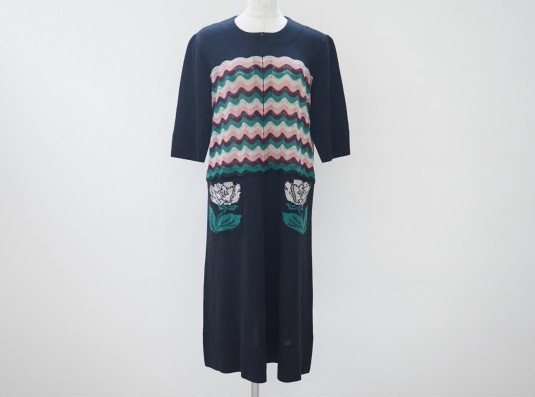 斉藤都世子のアースカラーワンピを買取させて頂きました。