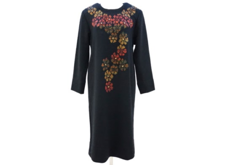 斉藤都世子のグラデ花柄長袖ワンピを買取させて頂きました。