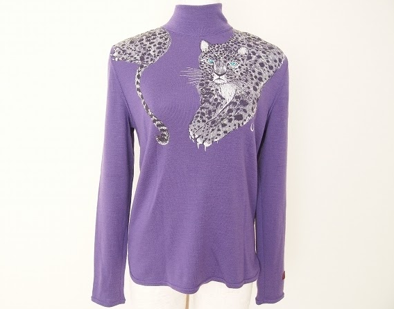 伊太利屋のヒョウ柄ニットカットソーを買取させて頂きました。