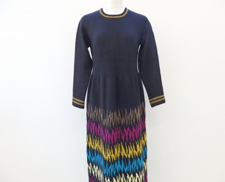 斉藤都世子のカラフルな長袖ワンピを買取させて頂きました。