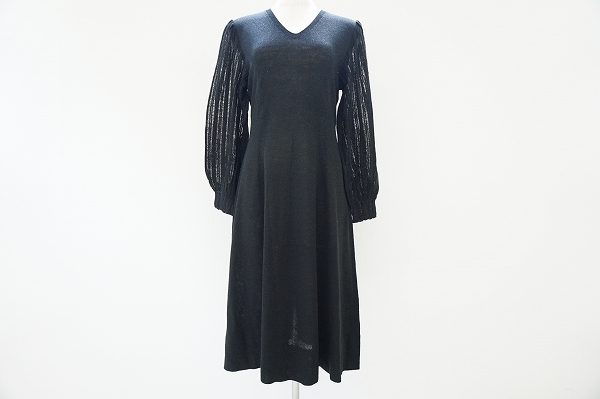 シースルーで重くなり過ぎない!斉藤都世子ワンピースを買取しました