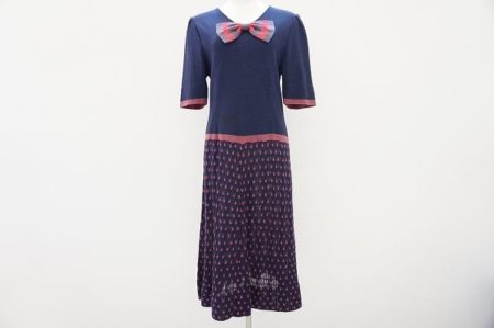 リボンで一気に華やぐ！斉藤都世子ワンピースを買取しました