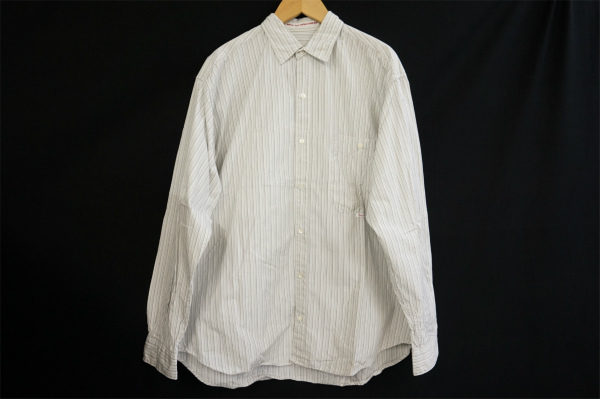 控え目なストライプで締まる！パパスシャツを買取しました