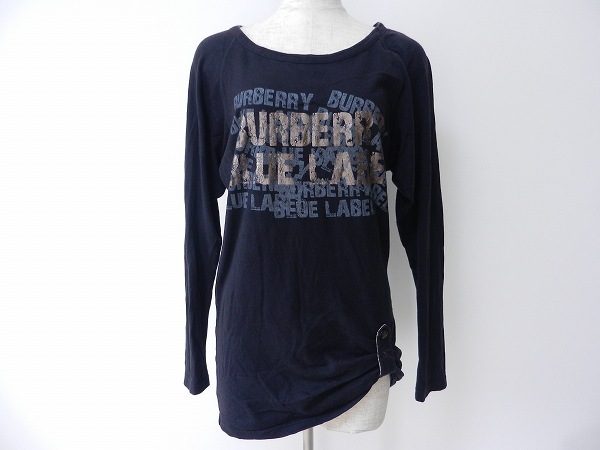 人気のロゴ入りデザイン！バーバリーブルーレーベルの長袖カットソーを買い取りました