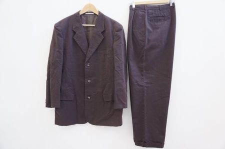 ニュアンスを楽しむカラー！パパスのコットン製シングルスーツを買い取りました