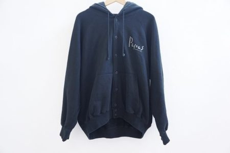 お部屋着としても活躍しそうなパパスのフード付きパーカーを買い取りました