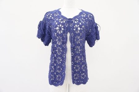 ピンクハウスのモチーフつなぎカーディガンを買い取りました